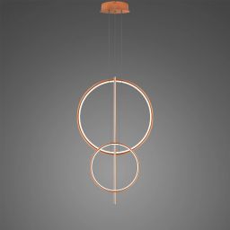 Altavola Design Linea lampa wisząca 3x51 W miedź LA087/2P_60_40_100_3k_copper