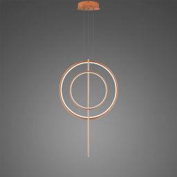 Altavola Design Linea lampa wisząca 3x51 W miedź LA087/2P_60_40_100_3k_copper