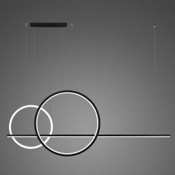 Altavola Design Linea lampa wisząca 57W czarny/biały LA087/P2X_60_40_150_3k_black_white