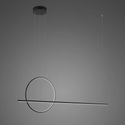 Altavola Design Linea lampa wisząca 39W czarny LA087/PX120_40_4k_39W_black