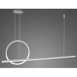 Altavola Design Led Shape lampa wisząca 1x23 W srebrna LA087/PX143_40_3k_silver