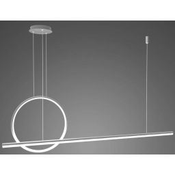 Altavola Design Led Shape lampa wisząca 1x23 W srebrna LA087/PX143_40_4k_silver