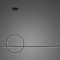 Altavola Design Linea lampa wisząca ściemnialna 23W czarny LA087/PX143_40_4k_black_dimm