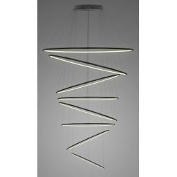 Altavola Design Ledowe Okręgi lampa wisząca 546W LED czarny LA088/P_230_in_3k_black