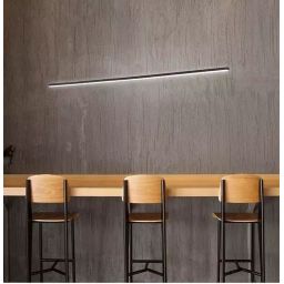 Altavola Design Linea lampa wisząca 1x20W LED czarna LA089/P_120_3k_20W_black