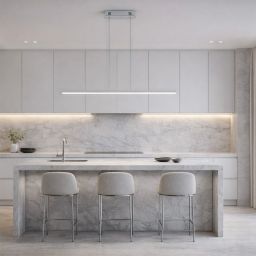 Altavola Design Led Shape lampa wisząca 1x15 W srebrna LA089/P_120_3k_silver