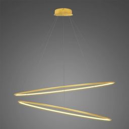 Altavola Design Ledowe Okręgi lampa wisząca 83 W złota LA074/P_120_in_4k_gold