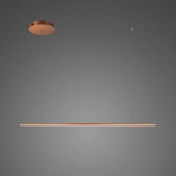 Altavola Design Linea lampa wisząca 1x12 W miedź LA089/P2_100_3k_copper