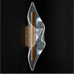 Altavola Design Velo kinkiet 1x12 W przezroczysty-złoty LA101/W_gold_sh