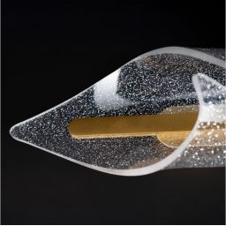 Altavola Design Velo kinkiet 1x12 W przezroczysty-złoty LA101/W_gold_sh