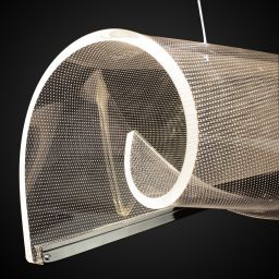 Altavola Design Cortina lampa wisząca 1x10W LED chrom/przezroczysty LA103/P