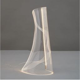 Altavola Design Cortina lampa stołowa 1x12 W przezroczysta-złota LA103/T_43_gold