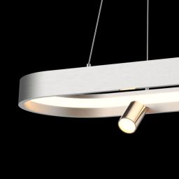 Altavola Design Spectra lampa wisząca 40W LED szary/złoty LA114/P_92_2+1_grey_gold