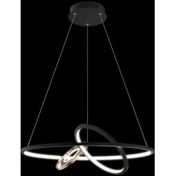Altavola Design Seppia lampa wisząca 45W czarny/złoty LA115/P_62_1+2_3k_black_gold