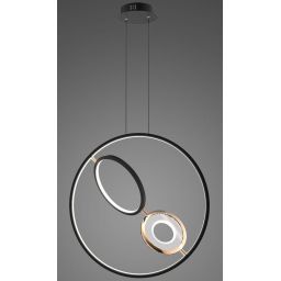 Altavola Design Seppia lampa wisząca 45W LED czarny/złoty LA115/X_62_1+2_3k_black_gold