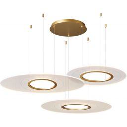 Altavola Design Eclipse lampa wisząca 80W złoty/przezroczysty LA116/P3_97_3k_gold