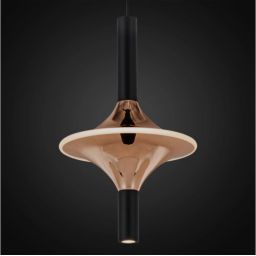 Altavola Design Spinoza lampa wisząca 1x12 W przezroczysta-złota LA120/P