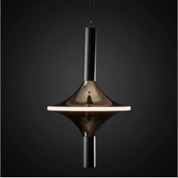 Altavola Design Spinoza lampa wisząca 1x12 W przezroczysta-złota LA120/P