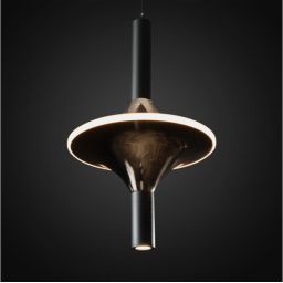 Altavola Design Spinoza lampa wisząca 1x12 W przezroczysta-złota LA120/P