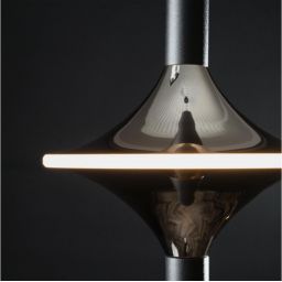 Altavola Design Spinoza lampa wisząca 1x12 W przezroczysta-złota LA120/P