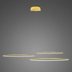 Altavola Design Ledowe Okręgi No. 3 lampa wisząca 99W złota LA075/P_80_in_3k_gold