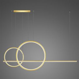 Altavola Design Linea No. 4 lampa wisząca 57 W złota LA087/P2X_60_40_150_3k_gold