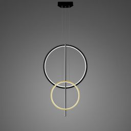 Altavola Design Linea No. 5 lampa wisząca 51 W złota/czarna LA087/2P_60_40_100_3k_black_gold2