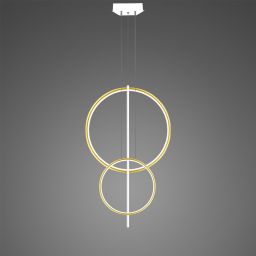 Altavola Design Linea No. 5 lampa wisząca 51 W złota/biała LA087/2P_60_40_100_3k_gold_white