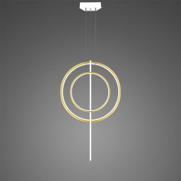 Altavola Design Linea No. 5 lampa wisząca 51 W złota/biała LA087/2P_60_40_100_3k_gold_white