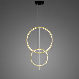 Altavola Design Linea No. 5 lampa wisząca 51 W złota/czarna LA087/2P_60_40_100_3k_gold_black