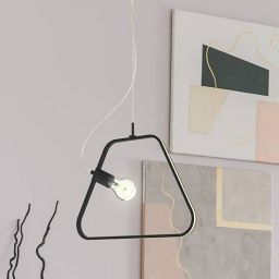 Apeti Ikaria lampa wisząca 2x60 W czarna A0023-321