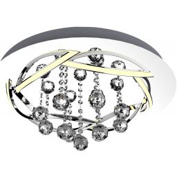 Apeti Korfu lampa podsufitowa 1x30 W chrom A0016-160