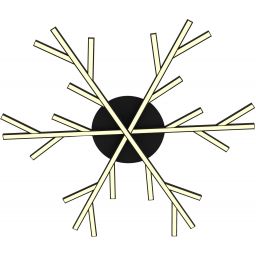 Apeti Samos lampa podsufitowa 1x40 W czarna A0017-130