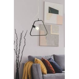 Apeti Ikaria lampa wisząca 2x60 W czarna A0023-321