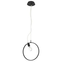 Apeti Skiros lampa wisząca 2x60 W czarna A0024-321
