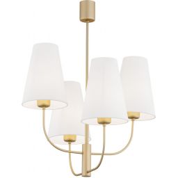 Argon Safiano lampa podsufitowa 4x15W biały/złoty 1821