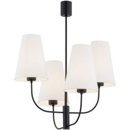 Argon Safiano lampa podsufitowa 4x15W biały/czarny 1822