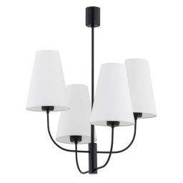 Argon Safiano lampa podsufitowa 4x15W biały/czarny 1822
