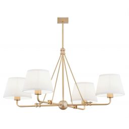 Argon Atrani lampa podsufitowa 4x15W biały/złoty 1823