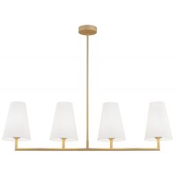 Argon Safiano lampa podsufitowa 4x15W biały/złoty 1828