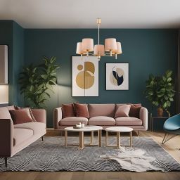 Argon Ponte Plus lampa podsufitowa 5x15W beżowy/ciemny mosiądz 2105