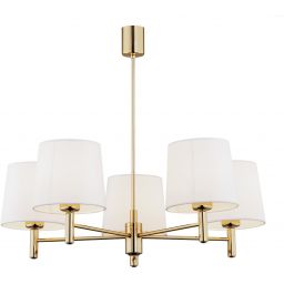 Argon Ponte Plus lampa podsufitowa 5x15W śmietankowy/ciemny mosiądz 2106