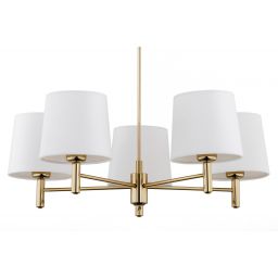 Argon Ponte Plus lampa podsufitowa 5x15W śmietankowy/ciemny mosiądz 2106