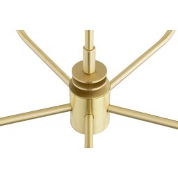 Argon Preston lampa wisząca 5x7 W mosiądz-przezroczysta 2196