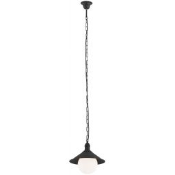 Argon Erba Bis lampa wisząca zewnętrzna 1x15W czarny 3285
