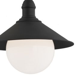 Argon Erba Bis lampa wisząca zewnętrzna 1x15W czarny 3285