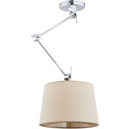 Argon Zakyntos lampa podsufitowa 1x15W beżowy/chrom 3549
