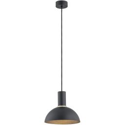 Argon Sines lampa wisząca 1x15 W czarna-mosiądz 4222