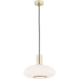 Argon Sagunto lampa wisząca 1x15W opal mat/mosiądz 4358