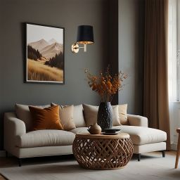 Argon Ponte Plus kinkiet 1x15W czarny/ciemny mosiądz 4729